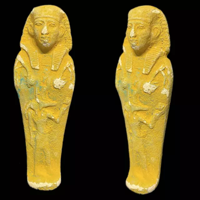 BEAUTIFUL ANCIENT EGYPTIAN  USHABTI SHABTI - 664 - 332bc (32)