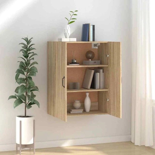 Vidaxl Mobile Pensile Rovere Sonoma 69,5x34x90 cm in Legno Multistrato