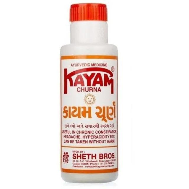 Sethi Bros Kayam Churna (50g) for Chronic Constipation, Hyperacidity & Gastritis