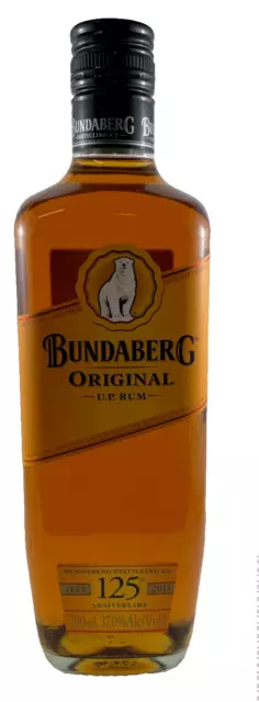 Bundaberg Rum UP 125th Bottom Label, 2013 Release Label.