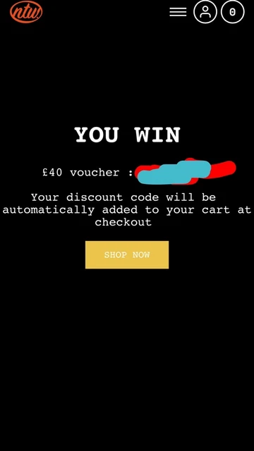 NOTWOWAYS £40 Voucher