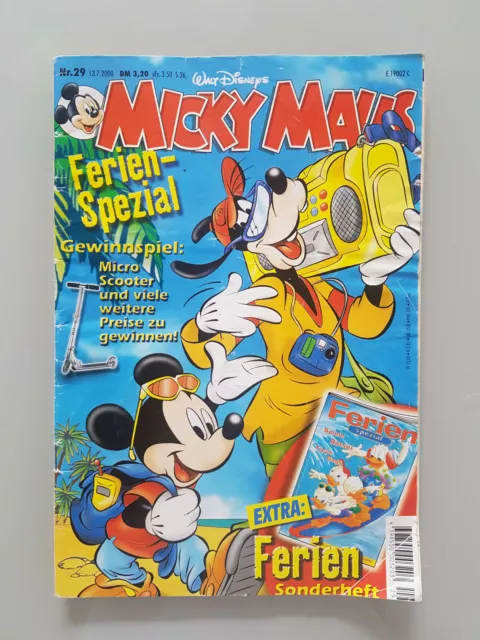 Micky Maus Heft 29 2000 aus Sammlung Walt Disney mit Beilage Ferien Sonderheft 