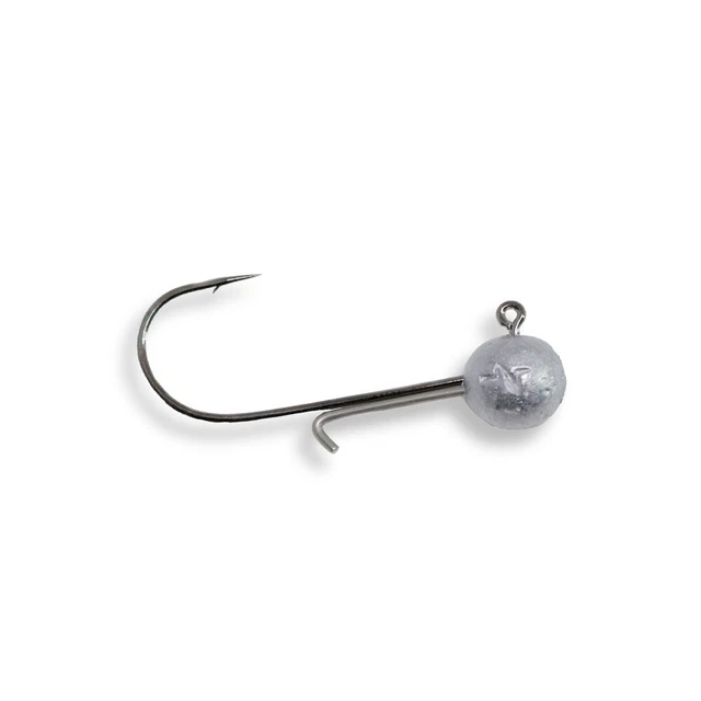 Jig Haken Set Größe 4/0 - 3 Stück Musaga Magnum 4.0 Jigkopf Jighead Zanderangeln