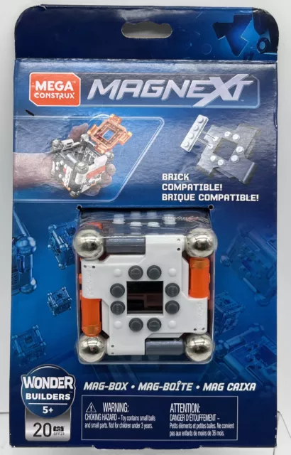 Mega Construx Magnext Mag-Box Wonder Builders 20 pieces NWT