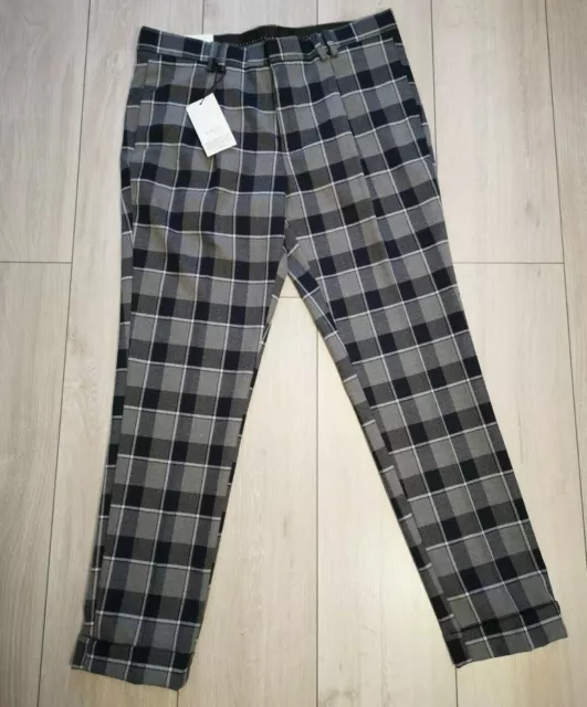 Men's ankle sales grazer trousers