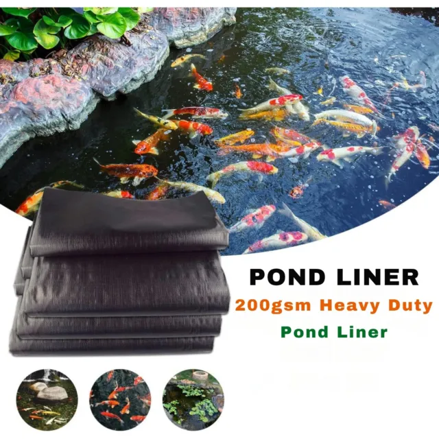 Pond Liner HDPE Thick 0.35mm - All Sizes Available, 25-Year Warranty, Heavy Duty 2