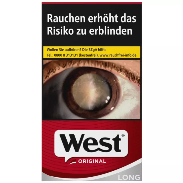 Stange West Red Long Zigaretten 10x20 zu 8,00/80,00 3