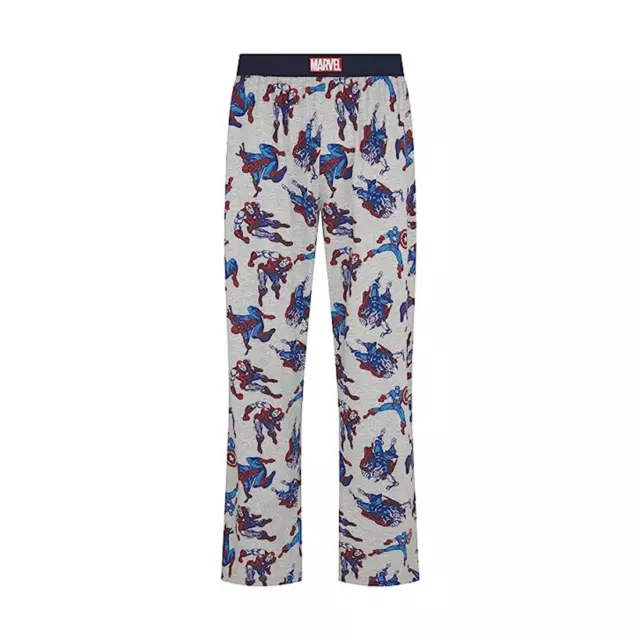 Unisex Marvel Pyjamas Cotton Lounge Nightwear Superheroes PJ Bottoms