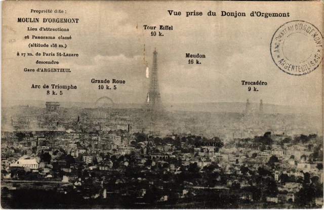 CPA Argenteuil Vue prise du Donjon d'Orgemont FRANCE (1333106)