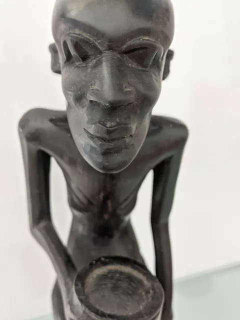 African Tribal Ebony  Wood Figurine. Size 21X8X5.5 Cm