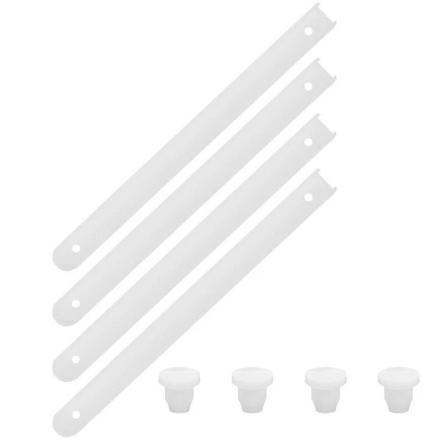 Ensemble de 4 tiroirs coulissants lisses et silencieux pour meubles d'armoire
