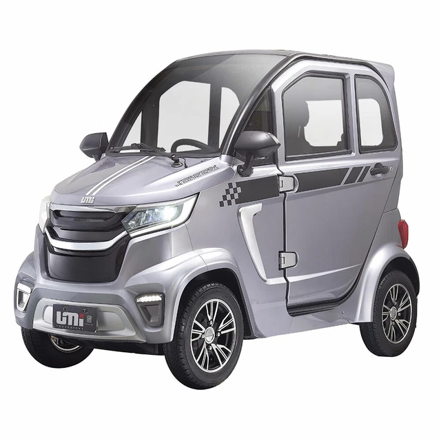 STORMBORN X8 ELEKTRO- Kabinenfahrzeug 25 km/h - Mopedauto - silber £ ...