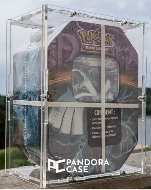 Clear acrylic case - Pokemon Tinbox Tin - UV RESISTANT