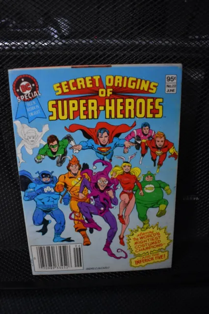 DC Special Blue Ribbon Digest Volume 22 Secret Origins of Super-Heroes TPB 1982