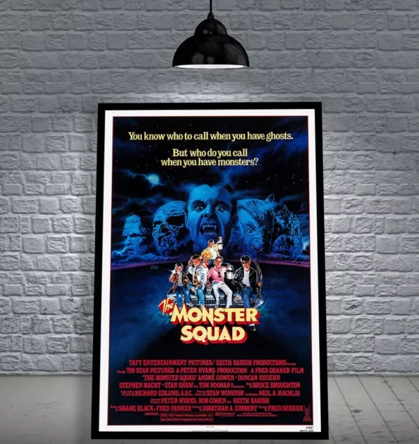 The Monster Squad 1987 Framed Movie Poster Print Cinema