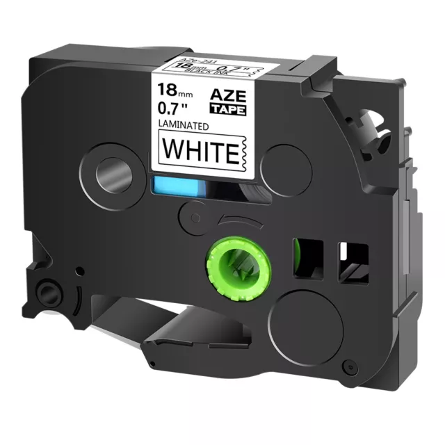 10 Pack Black on White Label Tape TZ 241 TZe 241 18mm For Brother PT2700 P-Touch 3