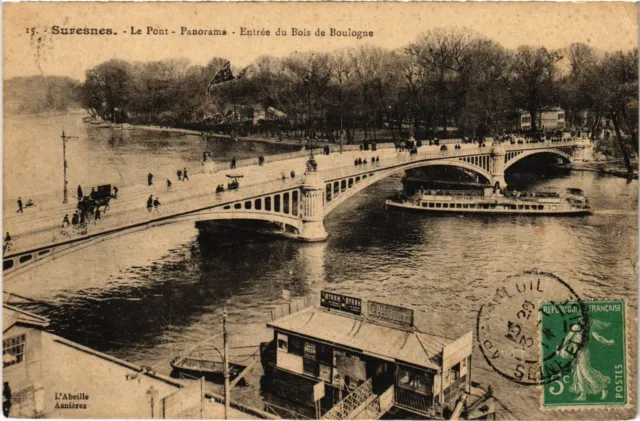 CPA Suresnes Le Pont panorama (1315009)