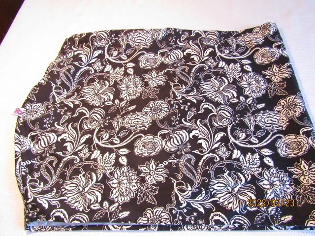 Portabebé cabestrillo talla 2 hondas para bebé blanco y negro floral (A3)