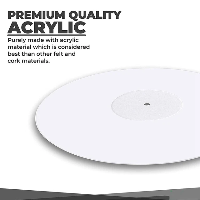 Disques Acrylique PMMA 2,5 Pouces Avec Trou 4,2 Mm – Lot De 15 Pour Projets Vinyles
