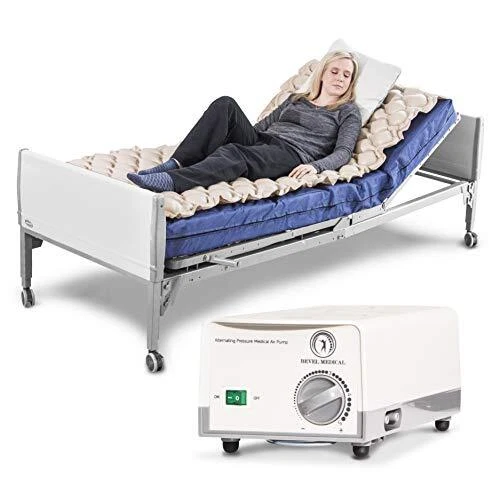 Premium Alternating Air Pressure Mattress Pad for Medical or Standard Bed - P...