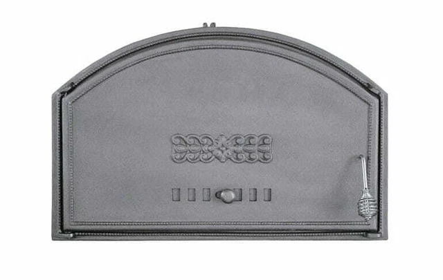 Cast Iron pizza oven door | bread oven doors | fire door | 700x460 | Left