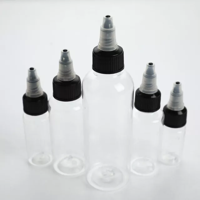 Refillable Bottle Oil Liquid Dropper Bottle Twist Top Cap Pigment Ink Contain ZF