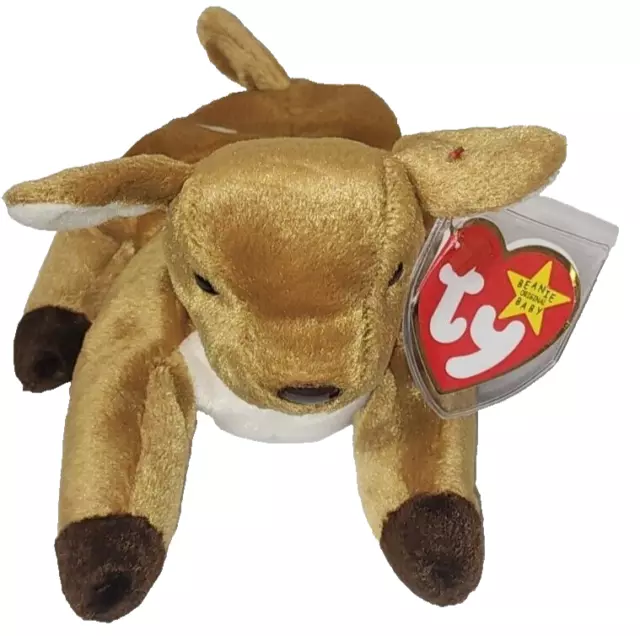 Ty Beanie Baby - WHISPER the Deer - MINT with MINT TAGS