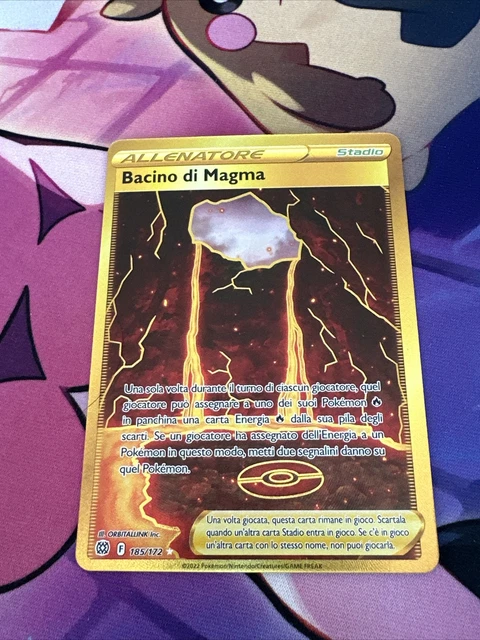 185/172 Bacino Di Magma Gold Rara Segreta (ITA) – Astri Lucenti | ZAFFIRO GAMES S.R.L