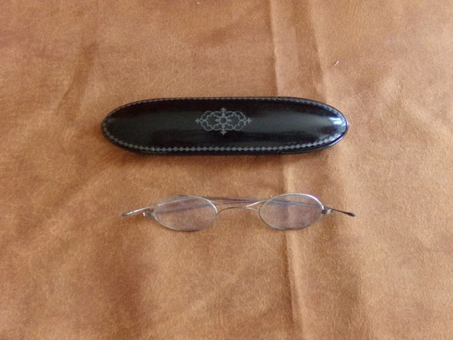 Étui à Lunettes Vintage Celluloïd – Vert Perle, Soviétique URSS Années 1970