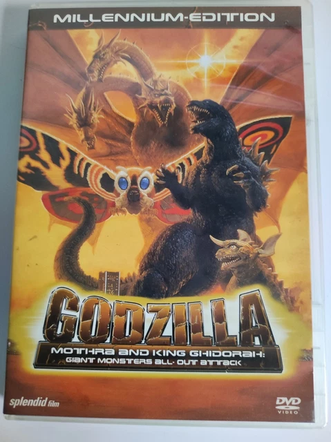 GODZILLA MOTHRA GHIDORAH - Giant Monsters all out Attack - DVD ...