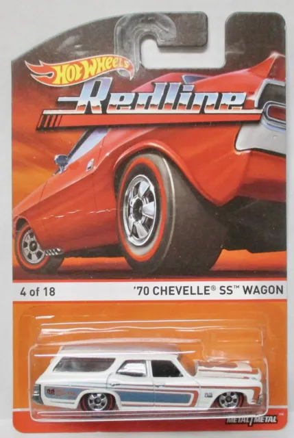 2015 Hot Wheels Redline ’70 Chevelle Ss Wagon White 4 Of 18 Combined Shipping