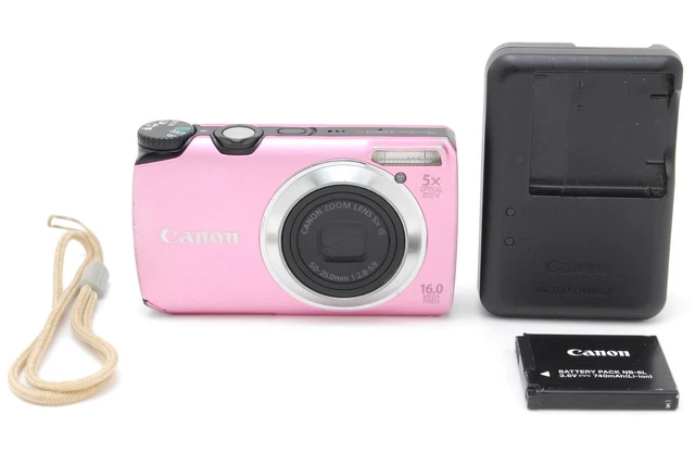 Canon PowerShot A4000 IS ピンク LL3359#H977 Canon PowerShot A4000 IS 16.0MP 8x zoom Digital Camera Pink