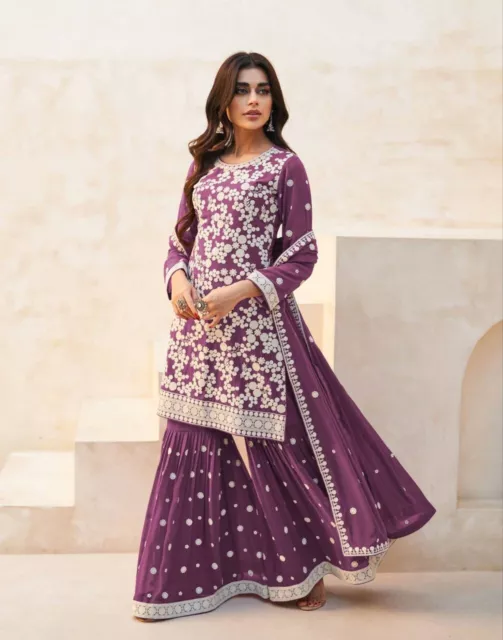 Matrimonio Salwar Kameez Donna Abbigliamento Design Indiano Bollywood Pakistano,
