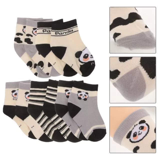 5 Pairs Baby Socks Toddler Boy and Girls Cotton Socks Newborn Ankle Socks Kids