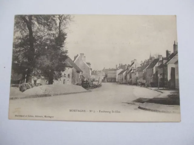 Cpa Orne 61 Mortagne Faubourg St Eloi