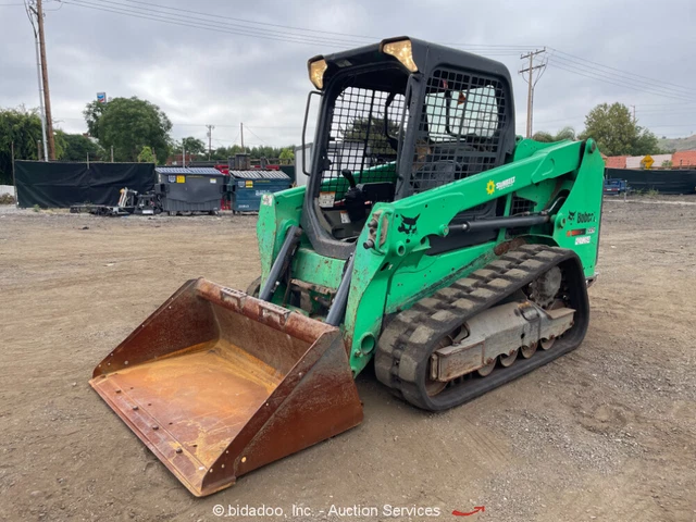 2016 Bobcat T550 Skid Steer Track Loader Crawler Tractor Aux Hyd Diesel bidadoo