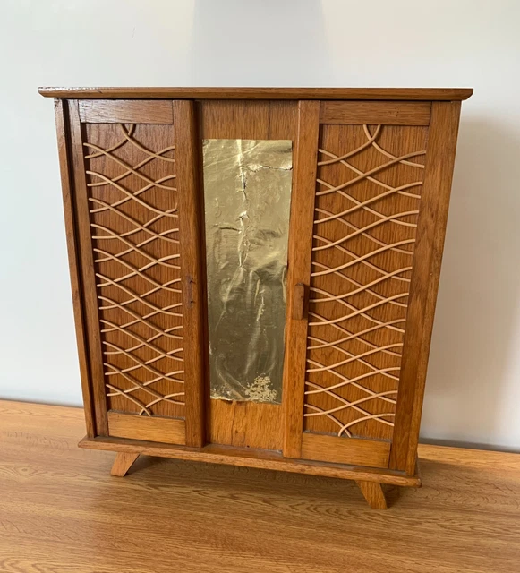 Ancienne Armoire De Maîtrise En Bois - Mobilier Poupée - Années 60/70