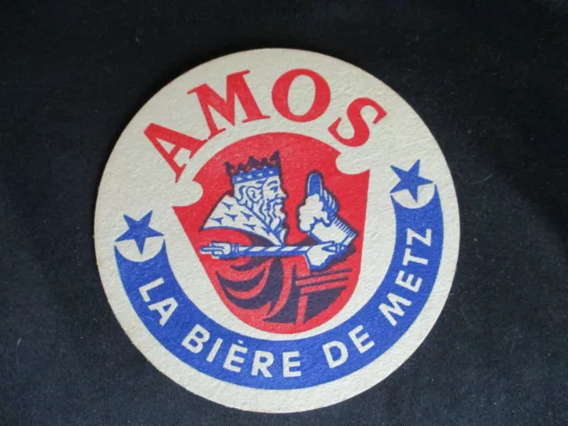 Sous Bock Biere Ancien(Beer Coaster)Amos La Biere De Metz Lorraine