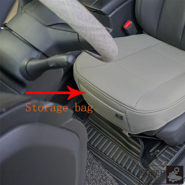 Universal Gray Luxury PU Leather 3D Car Seat Protector seat Cover  CAR MAT