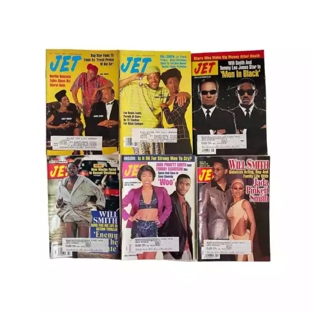 Will Smith Jada Pinkett Vintage Jet Magazines From the 1990s Oscar Slap Divorce