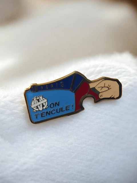 Pin's vintage Olympique de Marseille OM, badge rétro football rare