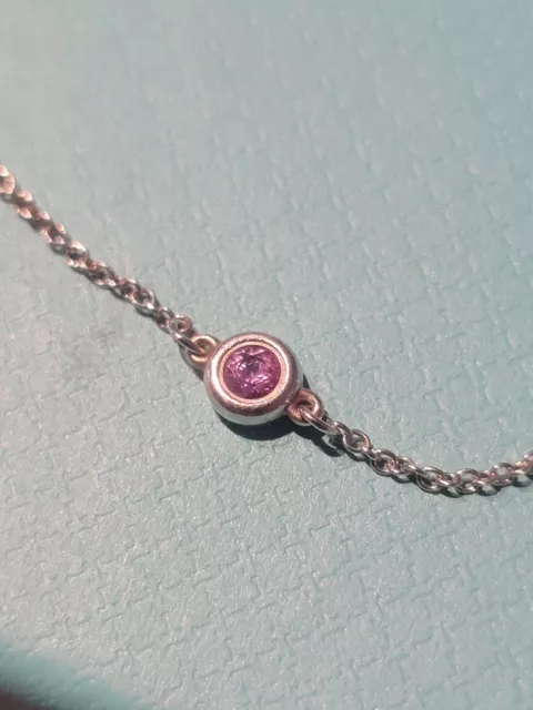 Tiffany & Co. Elsa Peretti Color by the Yard Pink Sapphire Bracelet Tiffany & Co. Elsa Peretti Color by the Yard Pink Sapphire Bracelet