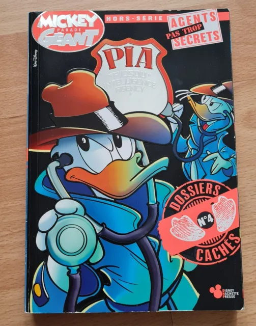 MICKEY PARADE GEANT HORS SERIE PIA SAISON 2 n°4  PICSOU INTELLIGENCE AGENCY