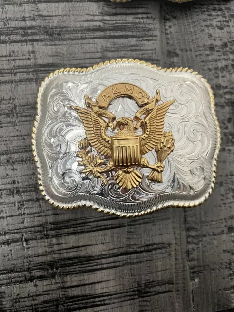 New Texas A&M University Corp Of Cadet Aggies Belt Buckles Gov. Rick Perry