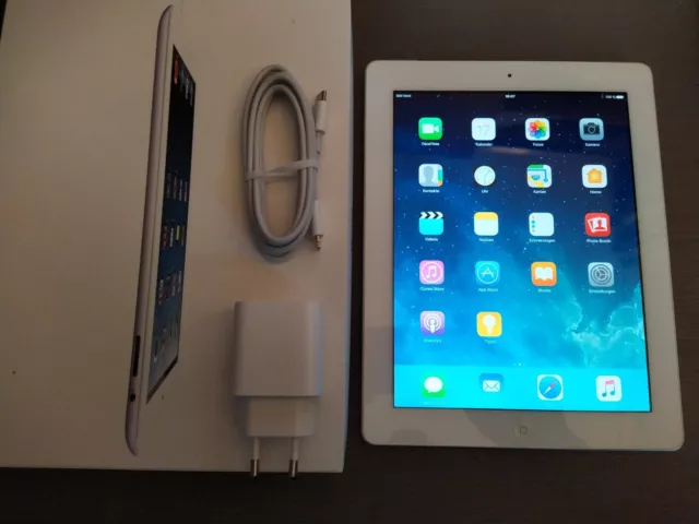 Apple iPad 4. Gen. 16GB, WLAN + Cellular 24,64 cm, (9,7 Zoll) - Weiß