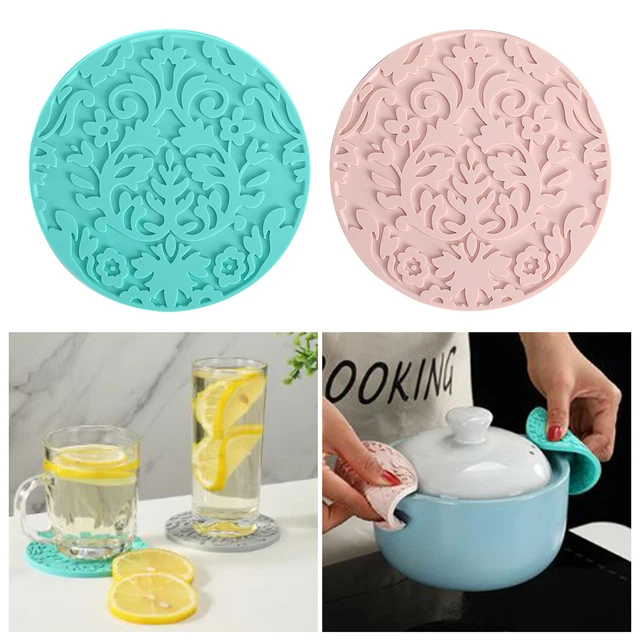 Taza antideslizante de silicona resistente al calor a altas temperaturas
