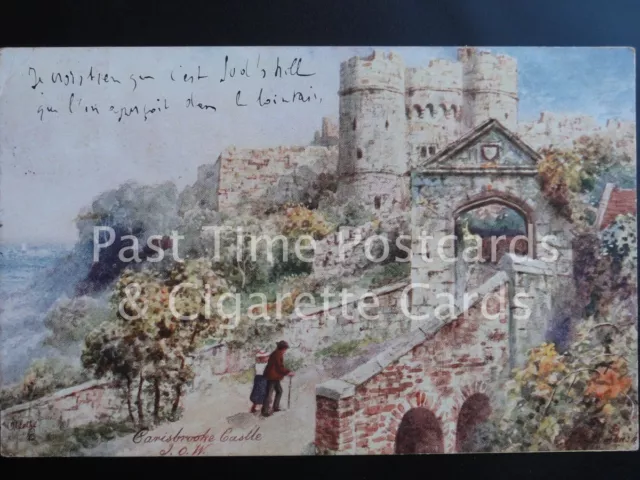 c1907 Tucks - Isle of Wight, Carisbrooke Castle - Original by H B Wimbush