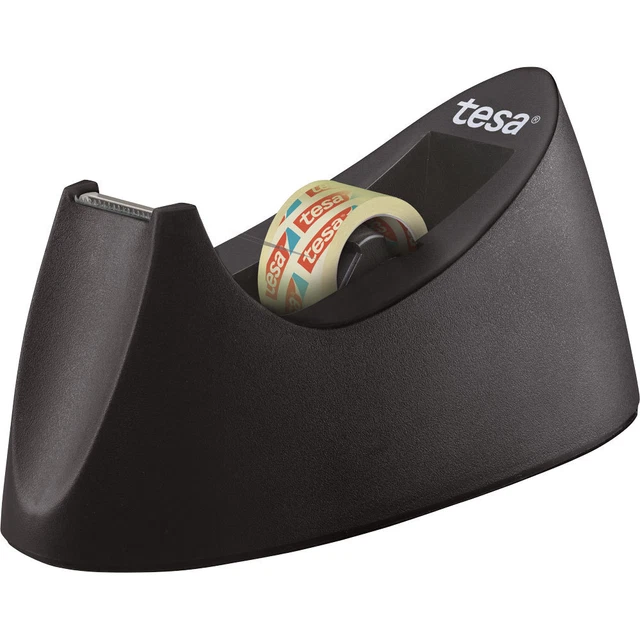 5 x tesa Easy Cut, rullo da tavolo curvo incl. pellicola tesa trasparente 10 m: 19 mm