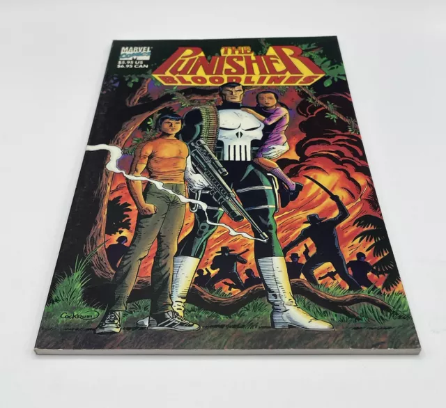 THE PUNISHER Bloodlines 1991 Marvel Comics TPB, Unread, Free Shipping.