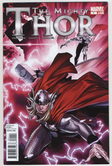 2011 Marvel #1 The Mighty Thor Volume 1 Direct Edition Fraction Olivier Coipel